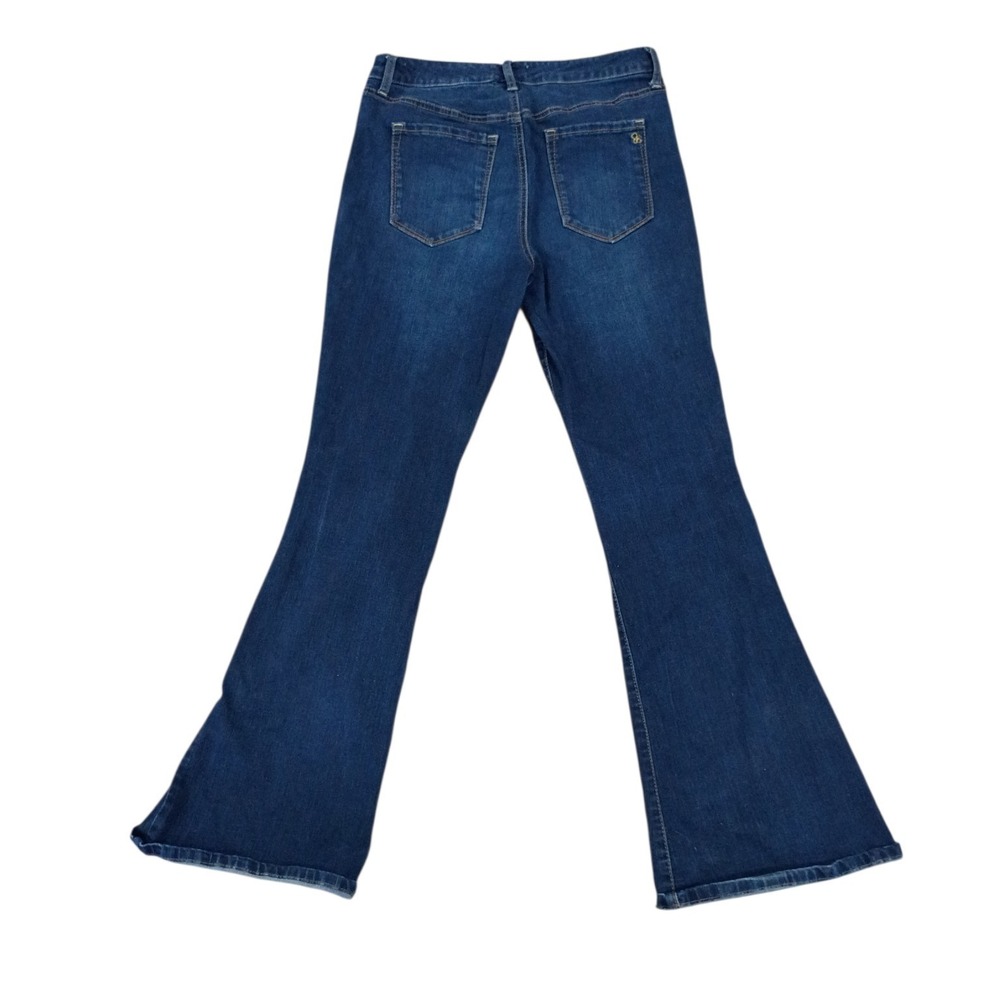 Jessica Simpson High Rise Flare Jeans Women's 8/29 Blue Stretch Denim - Picture 2 of 8